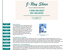 Tablet Screenshot of jrayshoes.com